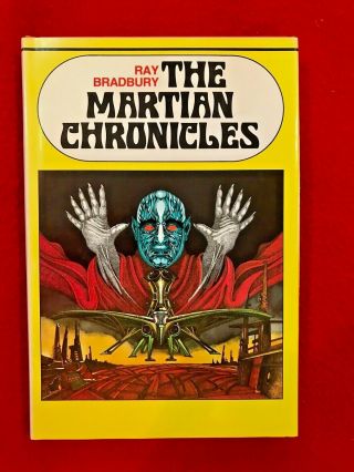 The Martian Chronicles Ray Bradbury Hardcover Book Club Edition Pristine
