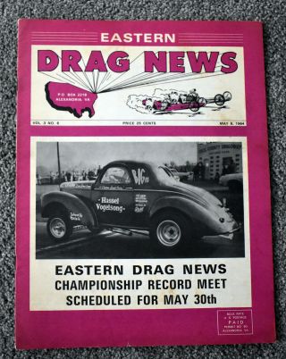 Eastern Drag News May 8,  1964 Vol 3 No 6