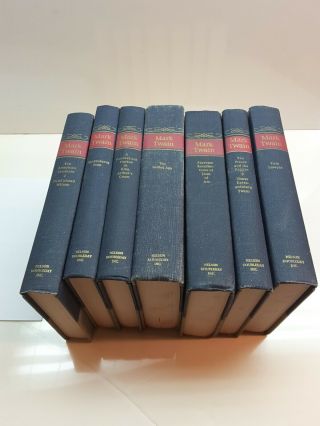 The Complete Novels Of Mark Twain 7 V Set Nelson Doubleday Hardcover