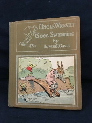 Uncle Wiggily Goes Swimming By Howard R.  Garis - Hardcover 1927