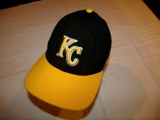 Kansas City Royals Black/yellow Hat Mizzou Missouri Tigers Era S/m Stretch