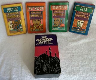 The Alexandria Quartet By Lawrence Durrell 1969 Boxed Case Pb Pocket Books