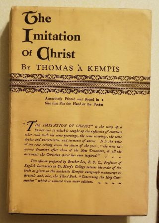 The Imitation Of Christ By Thomas Kempis 1944