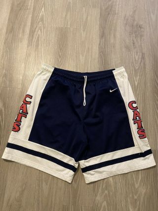 Vintage Nike Arizona Wildcats Authentic Sewn Game Shorts Dri - Fit Men 