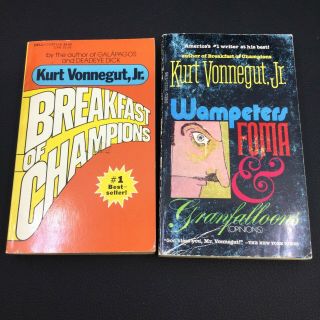2 Books By Kurt Vonnegut,  Jr: Breakfast Of Champions & Wampeters Foma & Granfall
