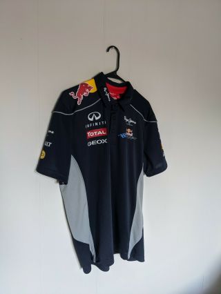 Pepe Jeans London Xl Shirt Red Bull F1 Racing Formula One Team Polo Shirt