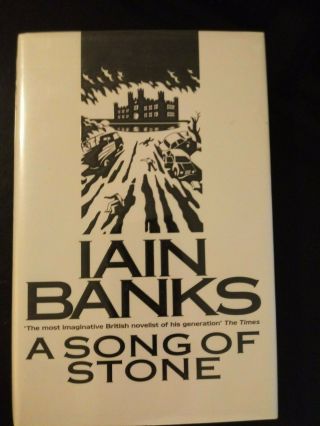 A Song Of Stone By Iain Banks 1997 Hcdj True First Edition (u.  K. )