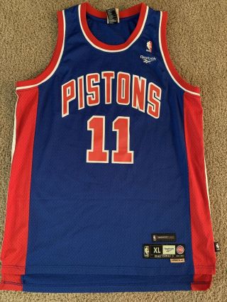 Vintage Nba Isiah Thomas Detroit Pistons Hwc Reebok Xl Jersey.