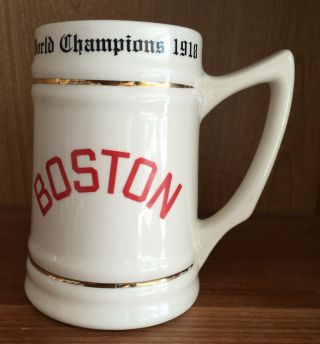 Boston Red Sox World Series Champions 1918 Collectible Stein/mug