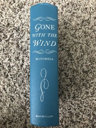 Gone With The Wind Collectible Book By Margaret Mitchell Macmillan 1964