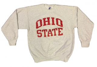 Vtg 90’s Champion Ohio State Buckeyes Embrodered Sweatshirt Size Large