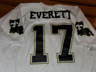 Vtg Orleans Saints Jim Everett 17 Jersey Size:l By Logo 7