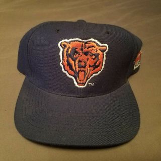 Vintage Chicago Bears Sports Specialties Pro Line Snapback Hat Cap Nfl Blue Wool
