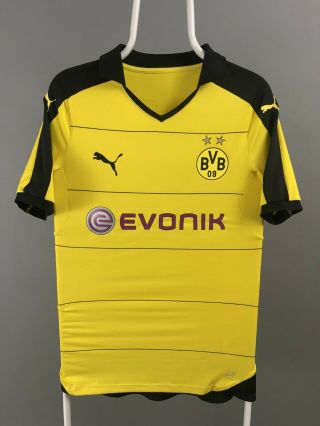 Borussia Dortmund 2015 2016 Football Shirt Jersey Home Puma Size S - M