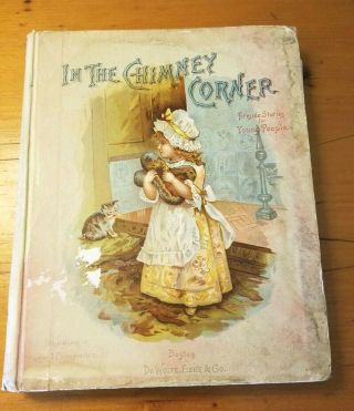 Chimney Corner Stories Antique Victorian Children 