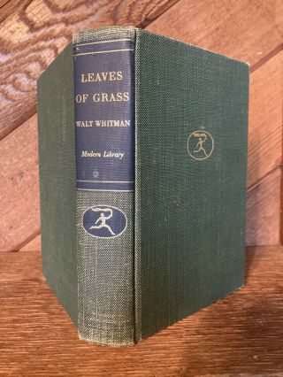 Leaves Of Grass Walt Whitman - Modern Library 1891