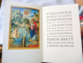 Saint Augustine,  Confessions 1993 Folio Society 2