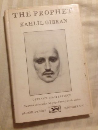 The Prophet Kahlil Gibran 1963 Knopf - 12 Illustrations From Drawings