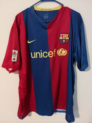 Nike Fc Barcelona Ronaldinho Jersey Size Men 