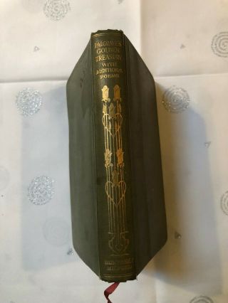 1922 The Golden Treasury Of The Best Songs & Lyrical Poems In English Palgrave