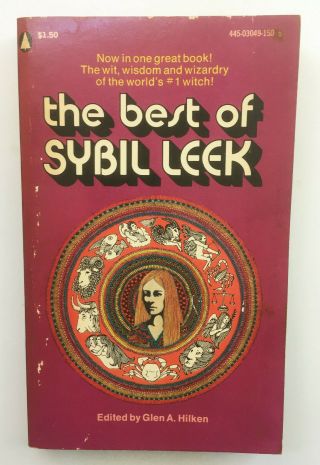 The Best Of Sybil Leek Edited By Glen Hilken.  1974 Vtg Pb Witchcraft Occult Book