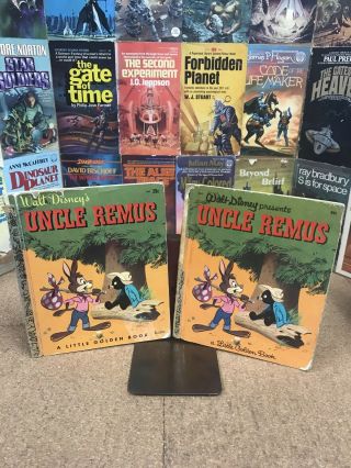 Vintage Walt Disney " Uncle Remus " Little Golden Book 2 Of Them