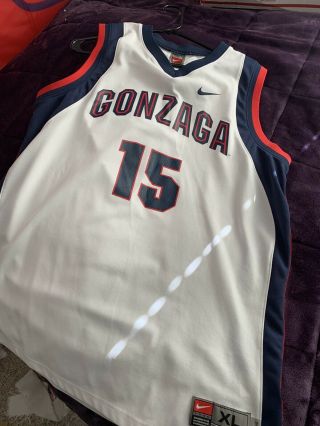 Nike Gonzaga Ncaa Basketball Jersey.  Xl