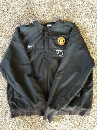 Vintage Manchester United Nike Coach Jacket Mens Size Xl