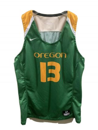 Vtg Sz Medium Nike Oregon Ducks Luke Ridnour Basketball Jersey