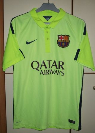 Fc Barcelona 2014 - 2015 Third Football Shirt Jersey Nike Size M