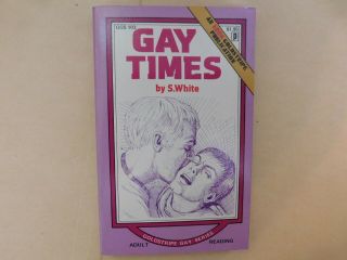 1973 Gay Times S White Greenleaf Classics Gay Pulp Paperback Nos Nm