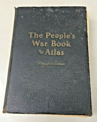 1920 Antique History Book " The People 