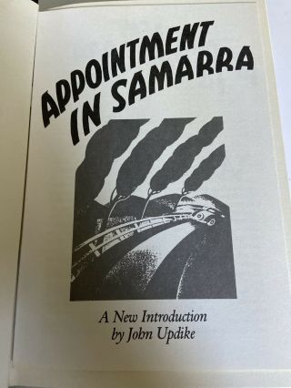1961 Appointment In Samara John O’Hara 3