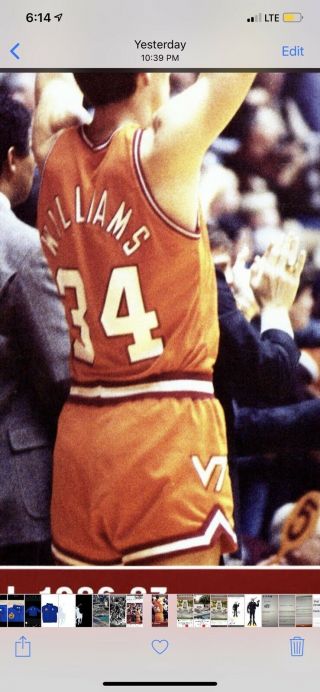 Vintage 1980s Virginia tech Hokies college basketball uniform shorts Size 34 2