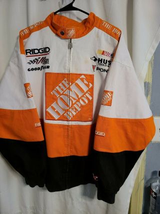 Nascar Tony Stewart 20 The Home Depot Racing Vintage Chase Jacket Size Xl