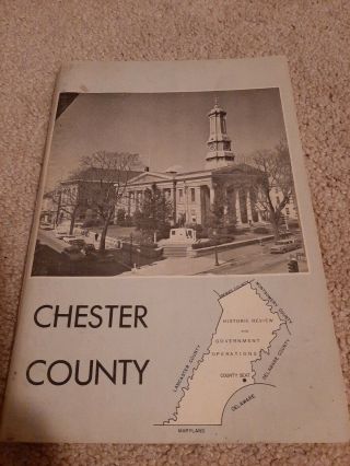 Thomas Pitt / History And Progress Of Chester County 1962