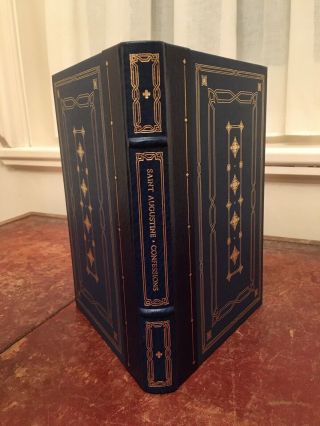 The Confessions Of Saint Augustine 1982 Franklin Library - Quarter Bound