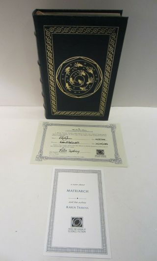 Karen Traviss Matriarch Easton Press Leather Limited Signed First Edition 3