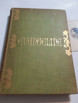 1897 Antique Evangeline A Tale Of Acadie Henry Longfellow