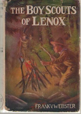 Webster Series 21 The Boy Scouts Of Lenox By Frank V.  Webster - Hardback /dj