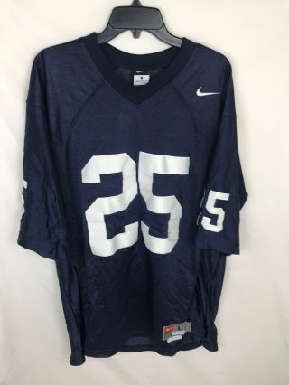 Nike Penn State Nittany Lions 25 Authentic Football Jersey Mens Adult Large L