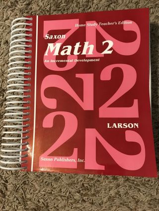 Saxon Math 2 Teacher 