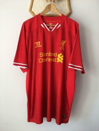 Fc Liverpool 2013 2014 Home Football Soccer Shirt Jersey Warrior Big Mens (3xl)
