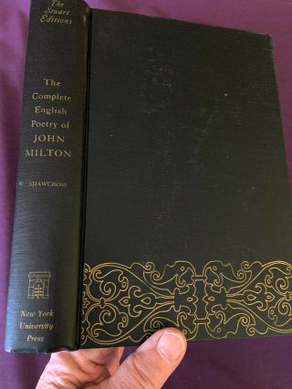 The Stuart Edcomplete English Poems Of John Milton By Shawcross1963 Illus