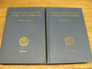 Hunting Wild Life With Camera & Flashlight Vol 1 & 2 2nd Edition 1936 (shiras)