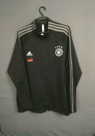 Germany Jacket Size Xxl Full Zip Mens Black Football Soccer Adidas Fi1453 Ig93