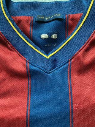 Men’s Nike FC Barcelona Home Jersey / Size Large / ‘09 - ‘10 Season / 2