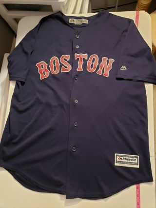 Majestic Mlb Boston Red Sox 50 Mookie Betts Jersey