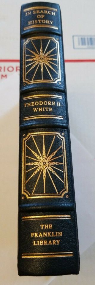 Franklin Library In Search Of History By Theodore H.  White Signed Limited Edit