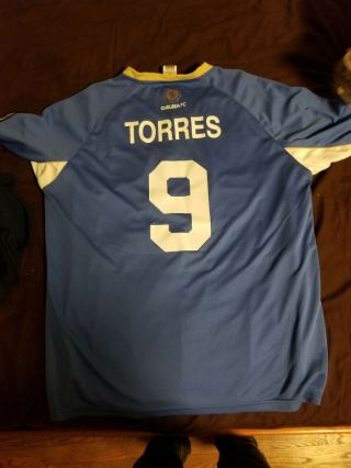 Vintage Chelsea Fc Jersey Large Torres Football Soccer